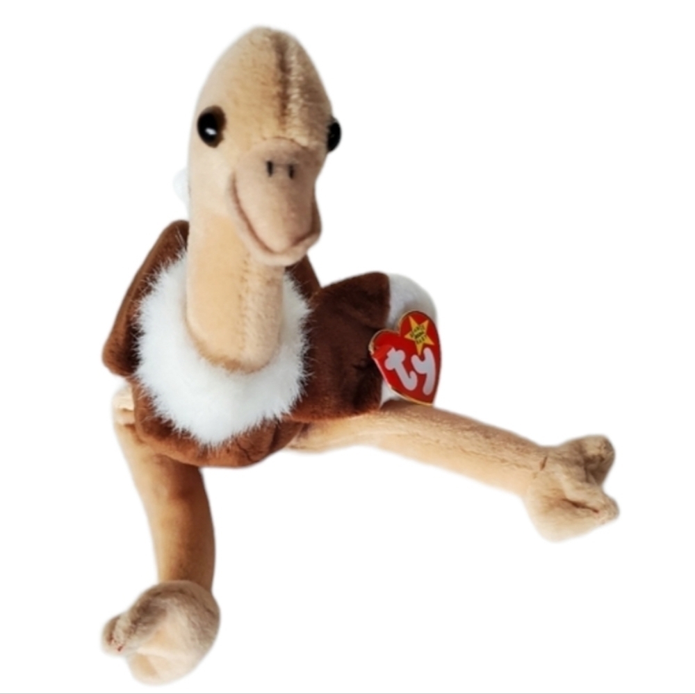 STRETCH NWT Ty Beanie Babies The Ostrich